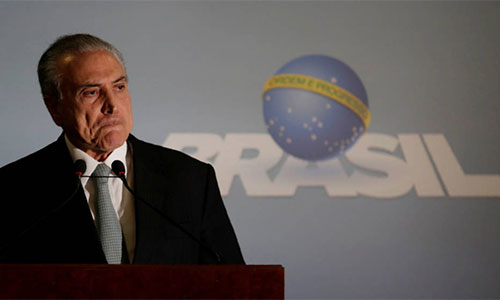 Michel Temer La Fiscalía de Brasil pide frenar la investigación por corrupción contra Temer